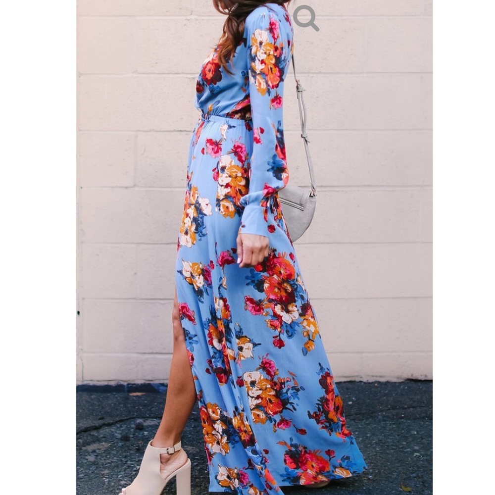 Spring floral Maxi dress - Picture 3 of 6